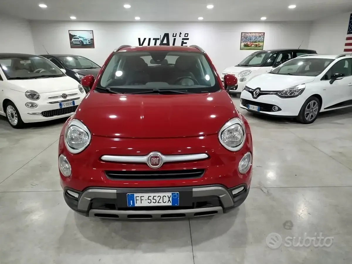 Usata Fiat 500X Cross 120 CV (88 kW) 2016 Rosso SUV