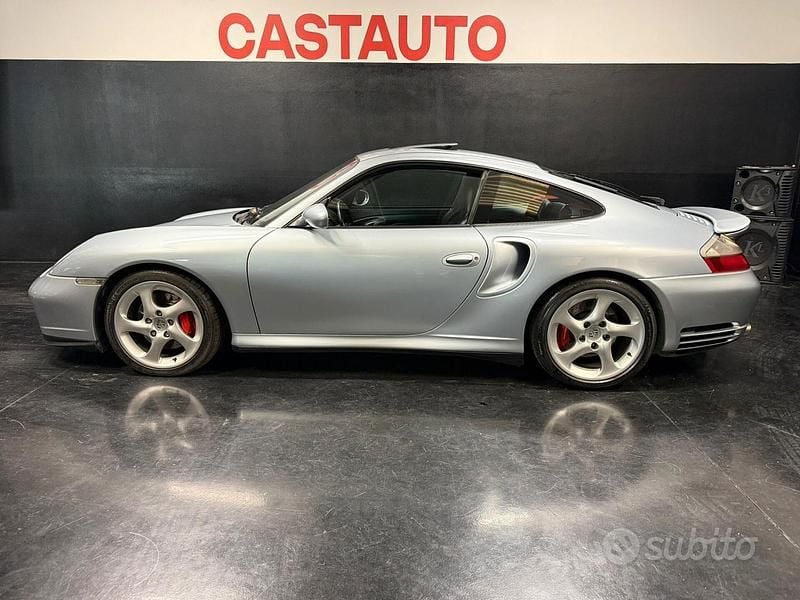 Usata Porsche 996 Turbo 2003 Grigio Coupé