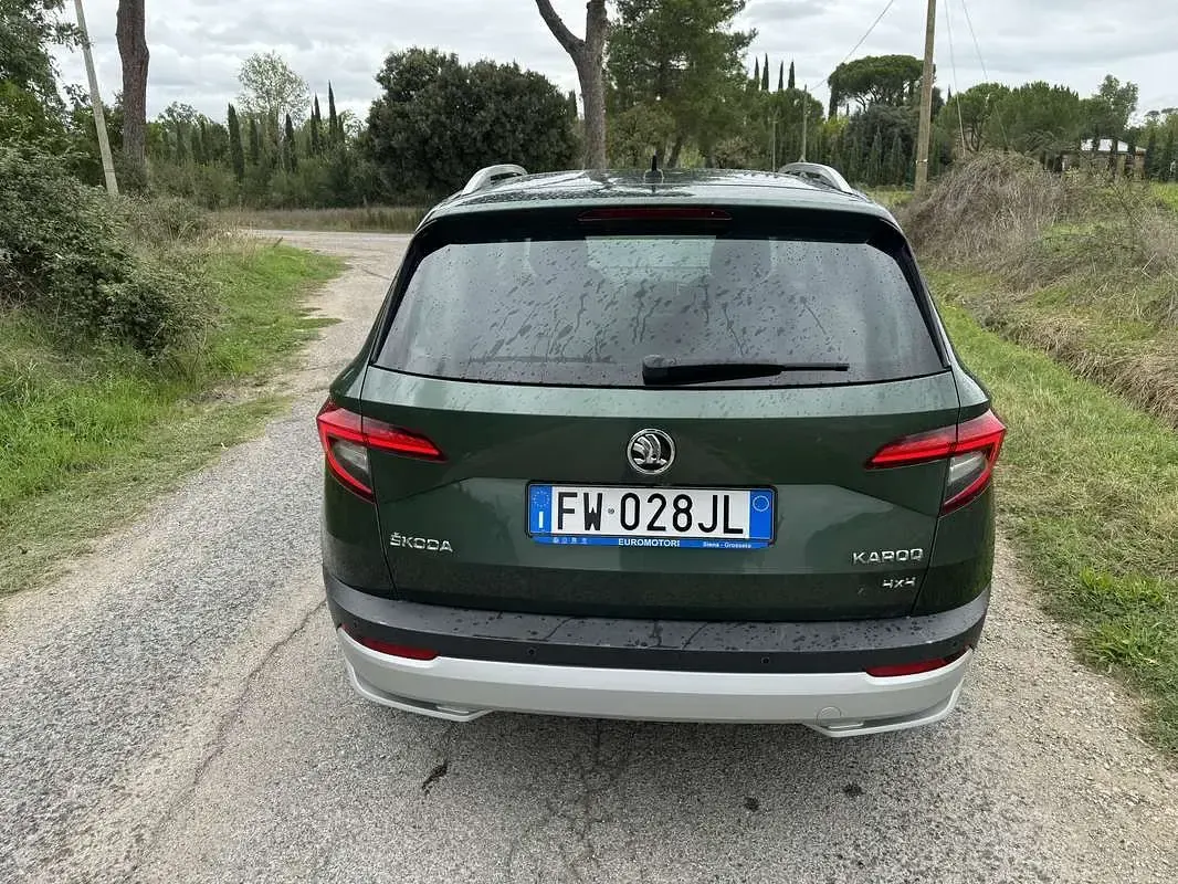 Usata Skoda Karoq Executive 150 CV (110 kW) 2019 Verde SUV