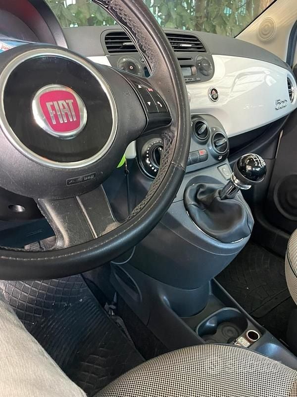 Usata Fiat 500 75 CV (55 kW) 2009 Bianco Utilitaria