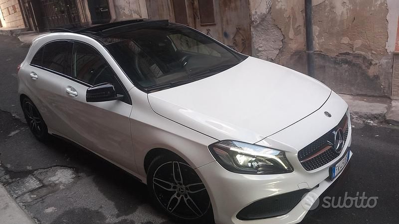 Usata Mercedes A200 136 CV (100 kW) 2017 Bianco Berlina