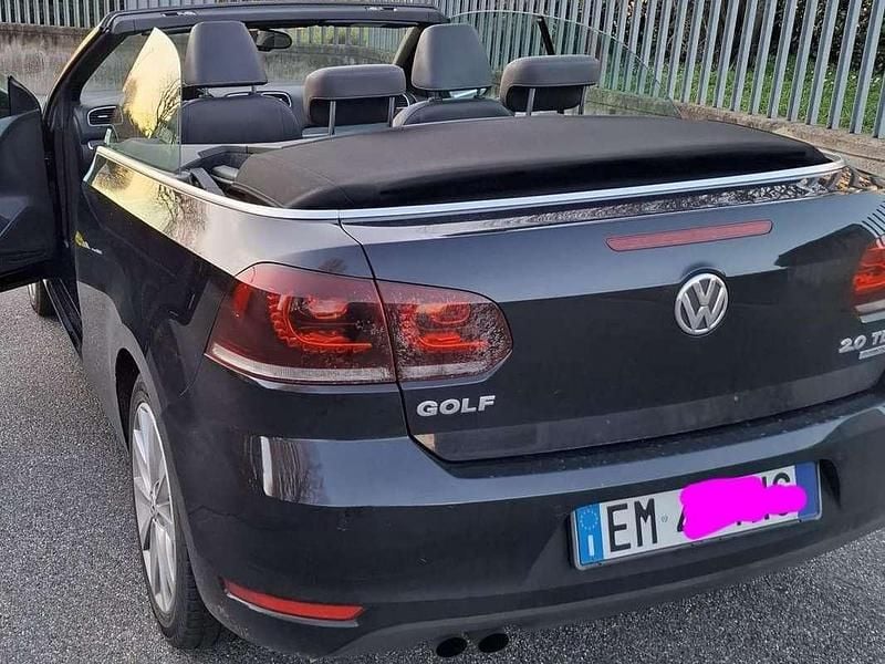 Usata VW Golf 140 CV (102 kW) 2011 Nero Cabrio