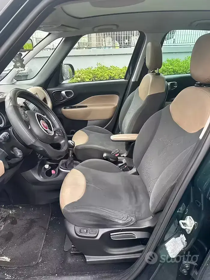 Usata Fiat 500L 85 CV (62 kW) 2012 Verde Monovolume