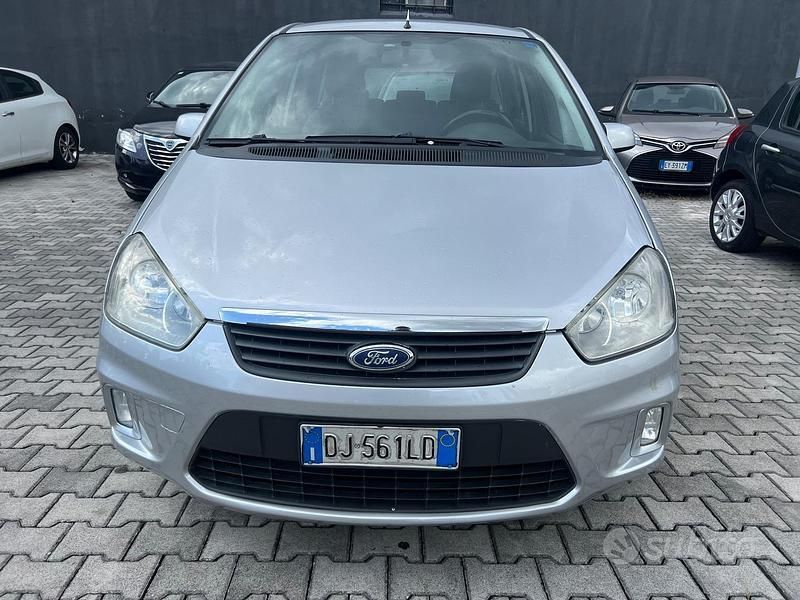 Grigio Usata 2007 Ford C-MAX Ghia Monovolume | 1499 € (Buon prezzo) - Immagine 1/4