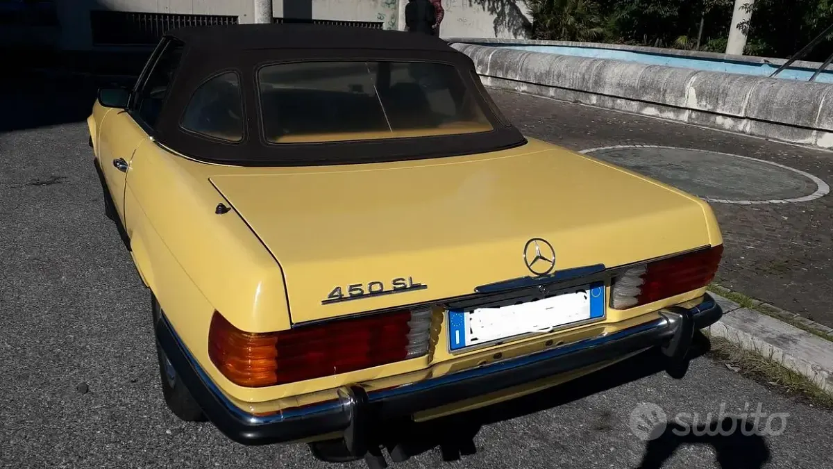 Usata Mercedes SL450 1970 Giallo Cabrio