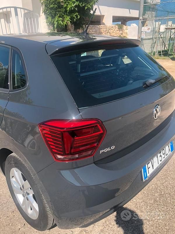 Usata VW Polo 95 CV (69 kW) 2018 Blu Utilitaria