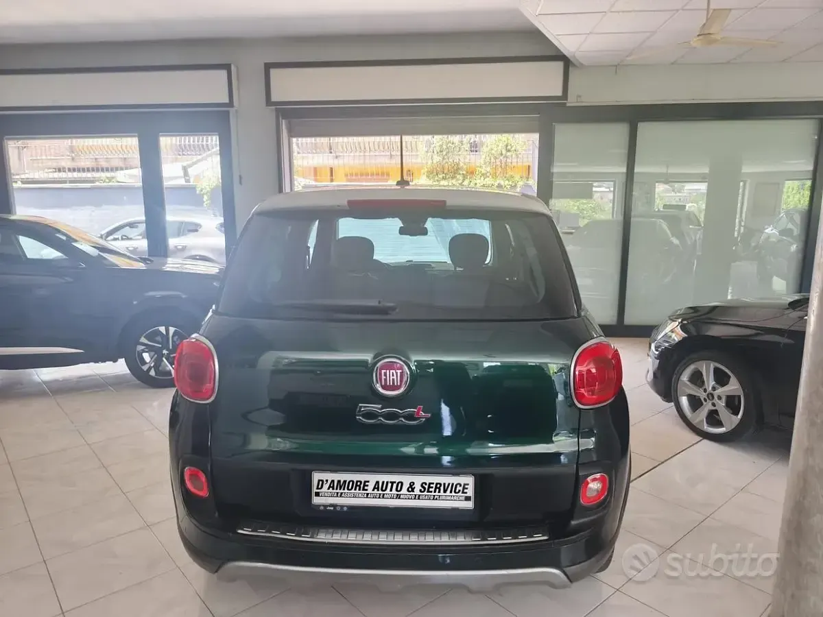 Usata Fiat 500L Trekking 85 CV (62 kW) 2014 Verde Monovolume