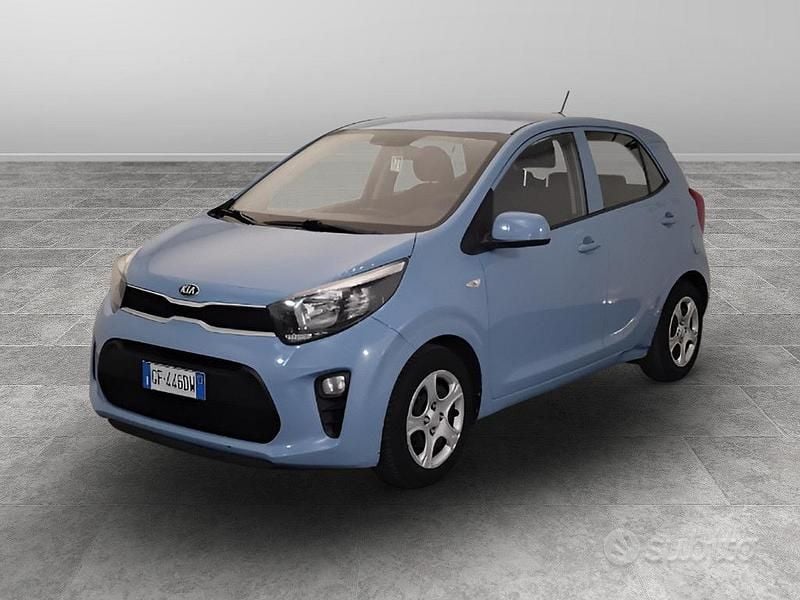 Usata Kia Picanto Urban 65 CV (47 kW) 2021 Blu Utilitaria