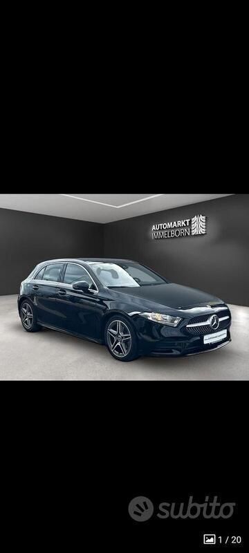 Usata Mercedes A180 Premium 116 CV (85 kW) 2022 Nero Berlina