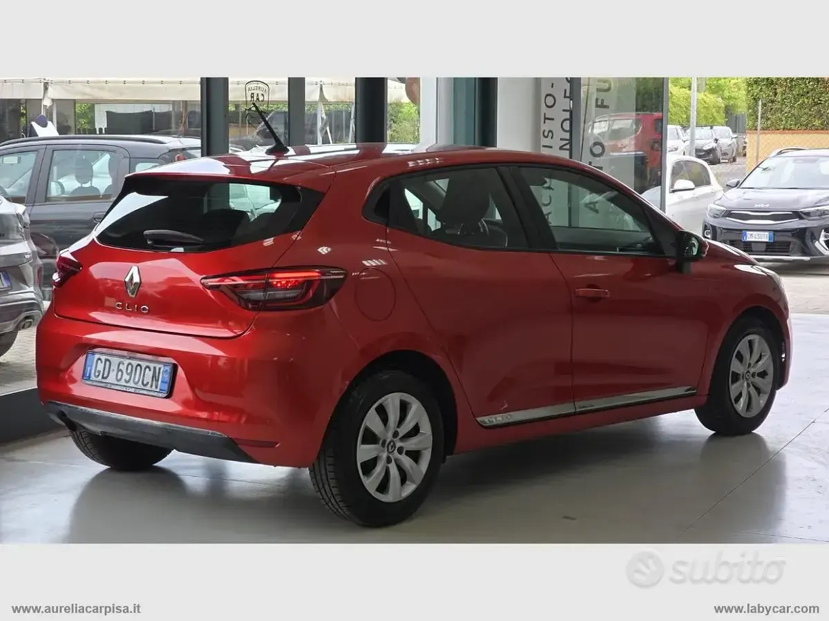 Usata Renault Clio V Zen 101 CV (74 kW) 2020 Rosso Berlina