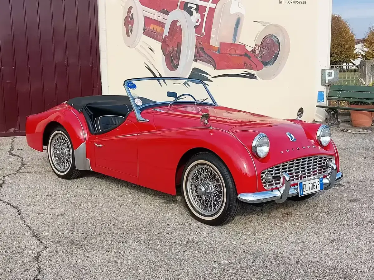 Usata Triumph TR3 100 CV (73 kW) 1960 Cabrio