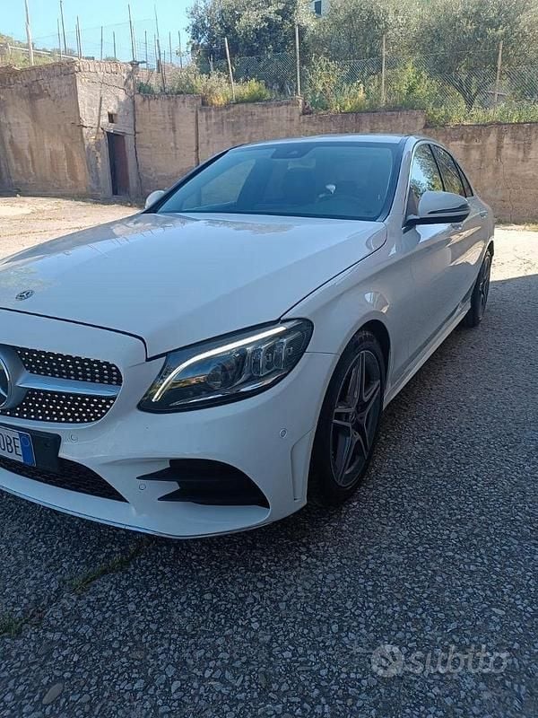 Usata Mercedes C220 Premium 194 CV (142 kW) 2019 Bianco Berlina