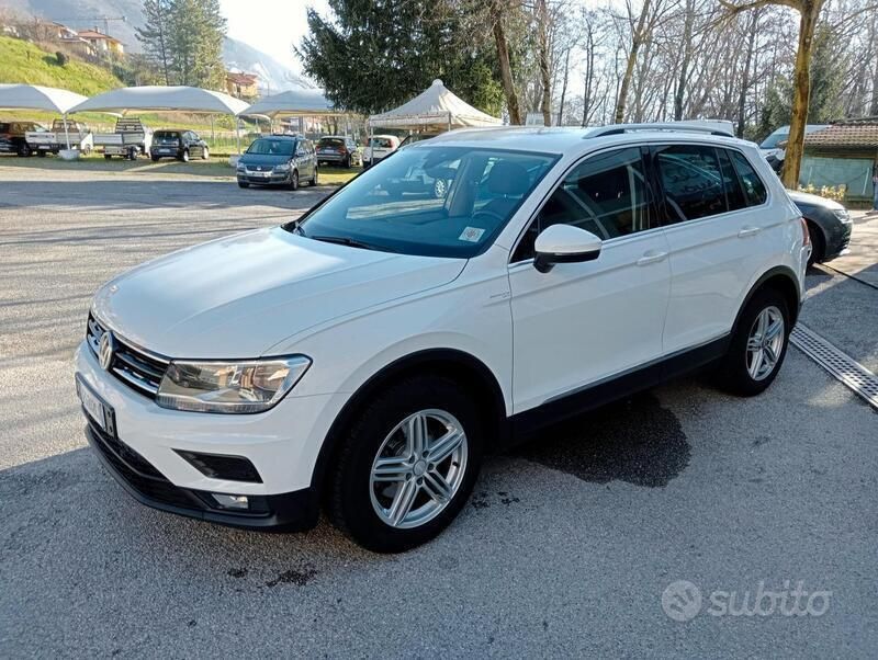 Bianco Usata 2018 VW Tiguan Business SUV | 20.900 € (Buon prezzo) - Immagine 1/4
