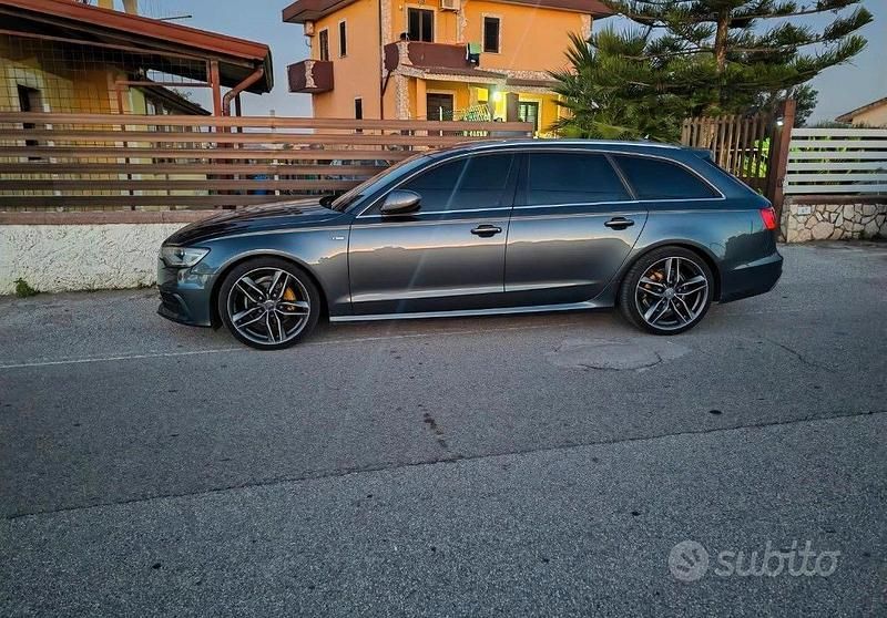 Usata Audi A6 S-Line 177 CV (130 kW) 2013 Marrone Station wagon