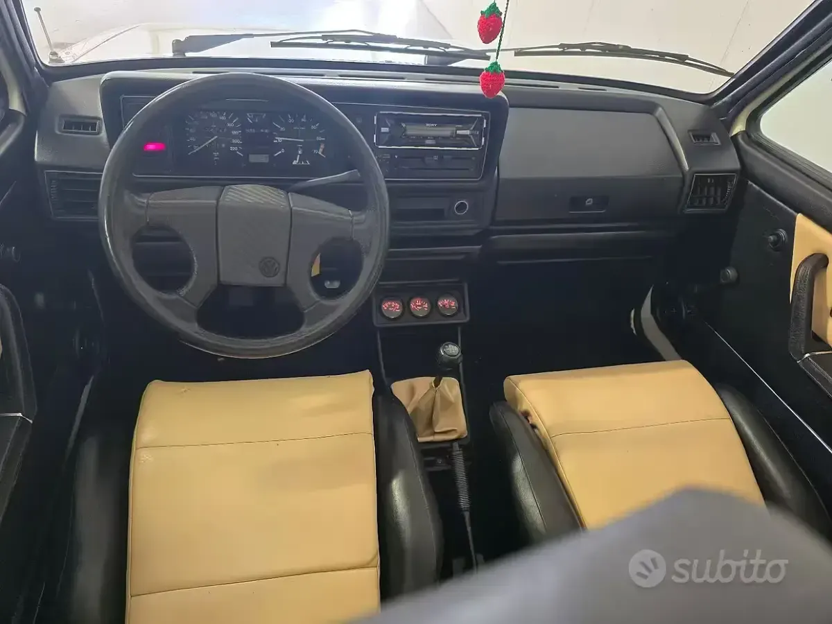 Usata VW Golf Cabriolet Karmann 73 CV (53 kW) 1987 Bianco Cabrio