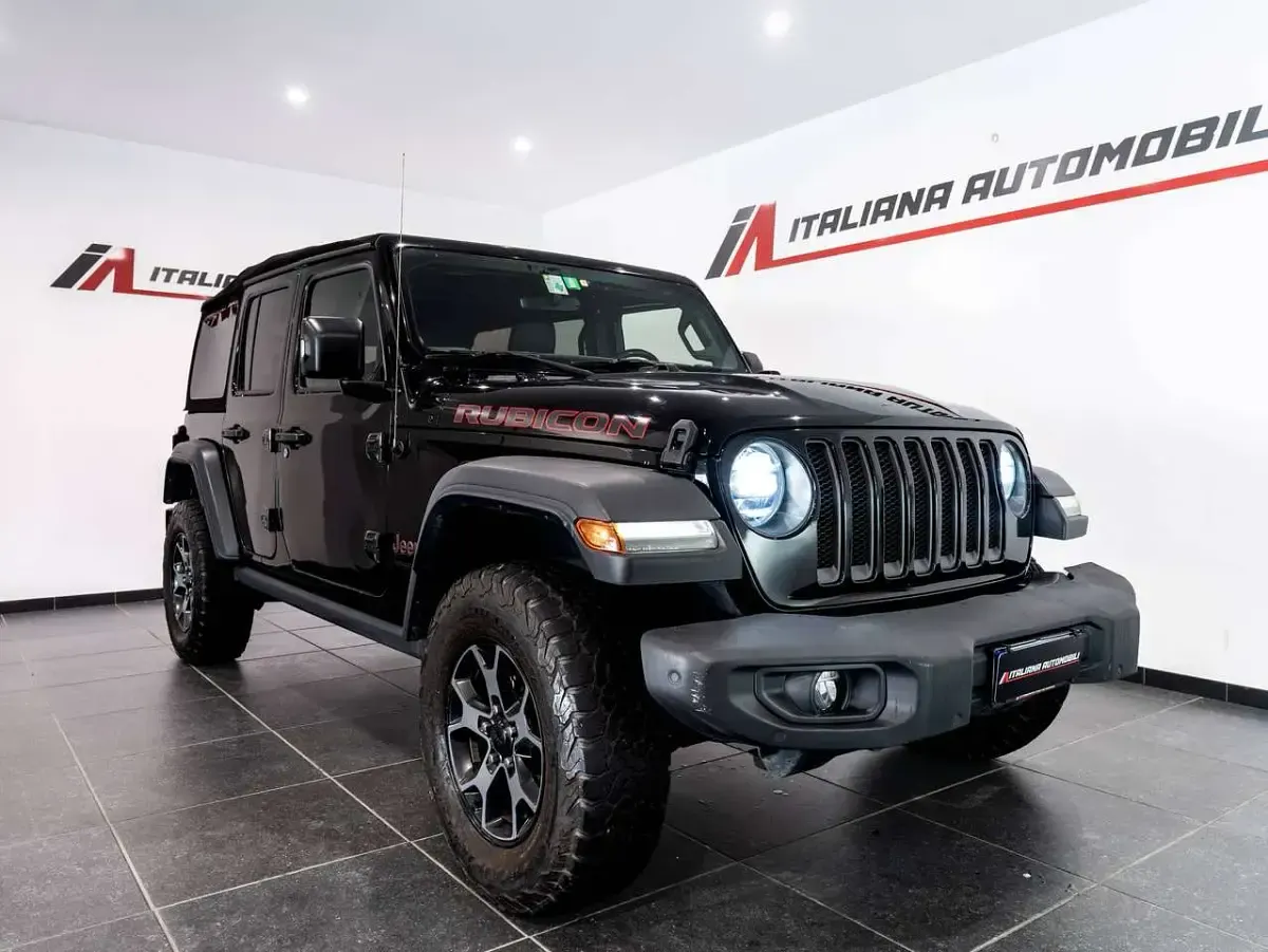 Usata Jeep Wrangler Unlimited Rubicon 200 CV (147 kW) 2019 Nero SUV