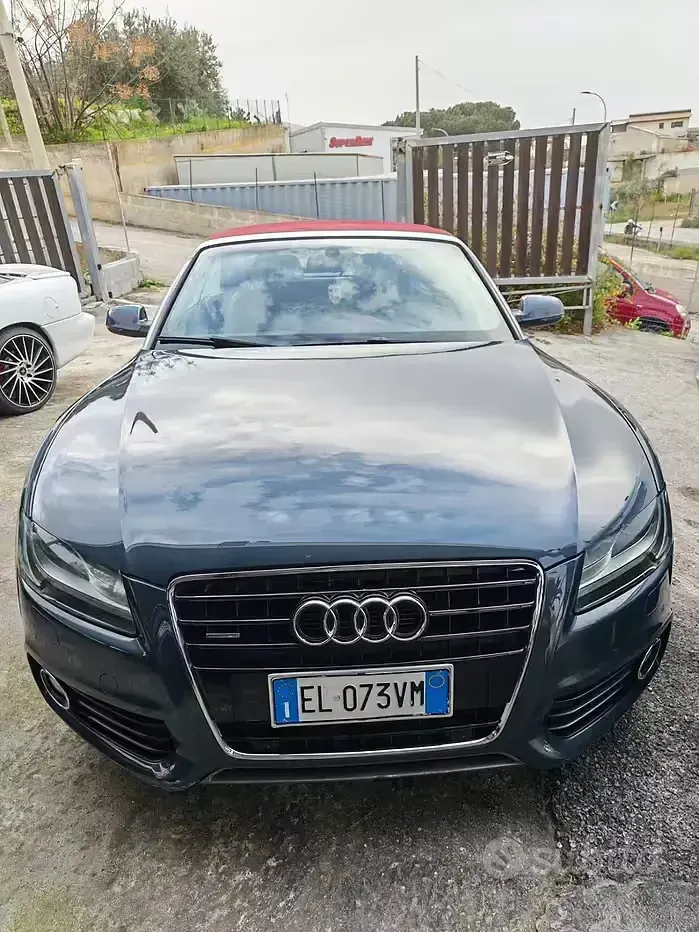 Usata Audi A5 Cabriolet 239 CV (175 kW) 2012 Grigio Cabrio