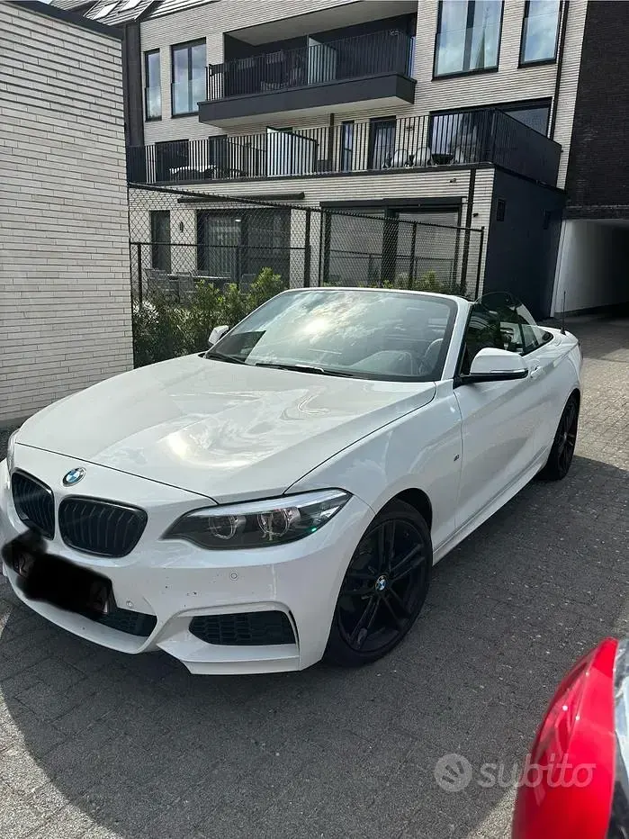 Usata BMW 218 M Sport 136 CV (100 kW) 2020 Bianco Cabrio