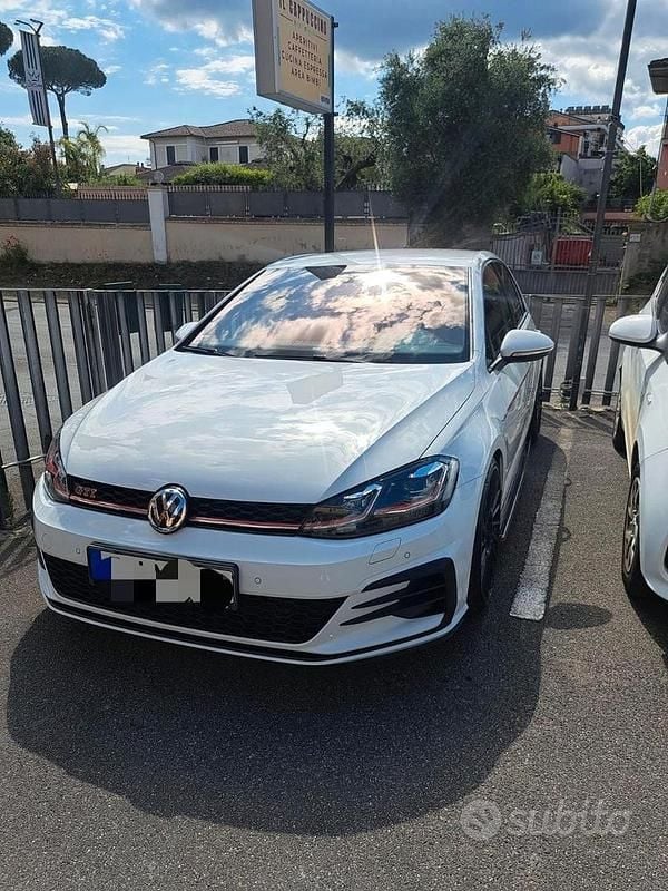 Usata VW Golf VII GTI 230 CV (169 kW) 2017 Bianco Berlina
