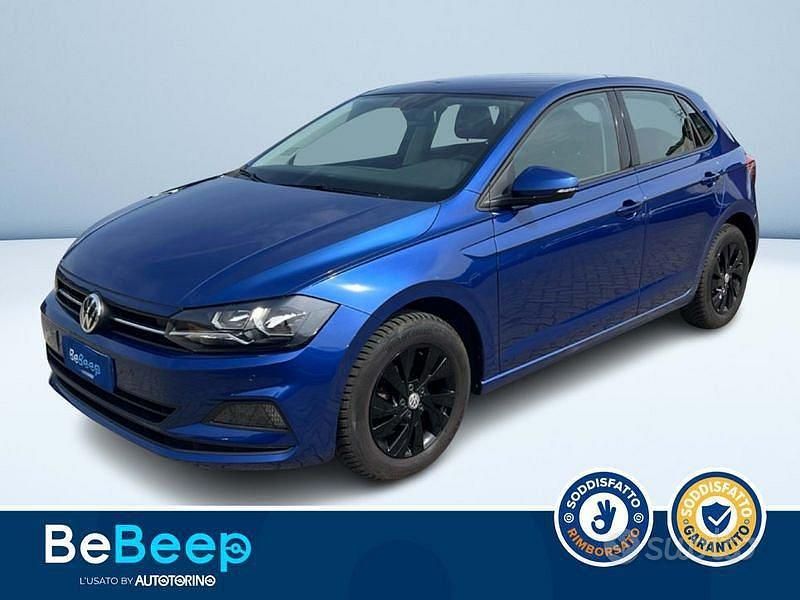 Usata VW Polo Comfortline 95 CV (69 kW) 2018 Blu metallizzato Utilitaria