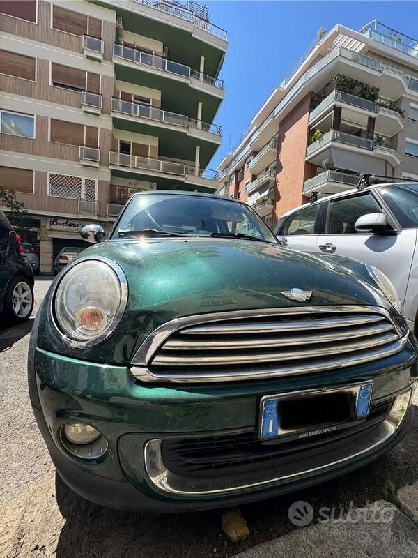 Usata Mini Cooper 98 CV (72 kW) 2012 Verde Utilitaria