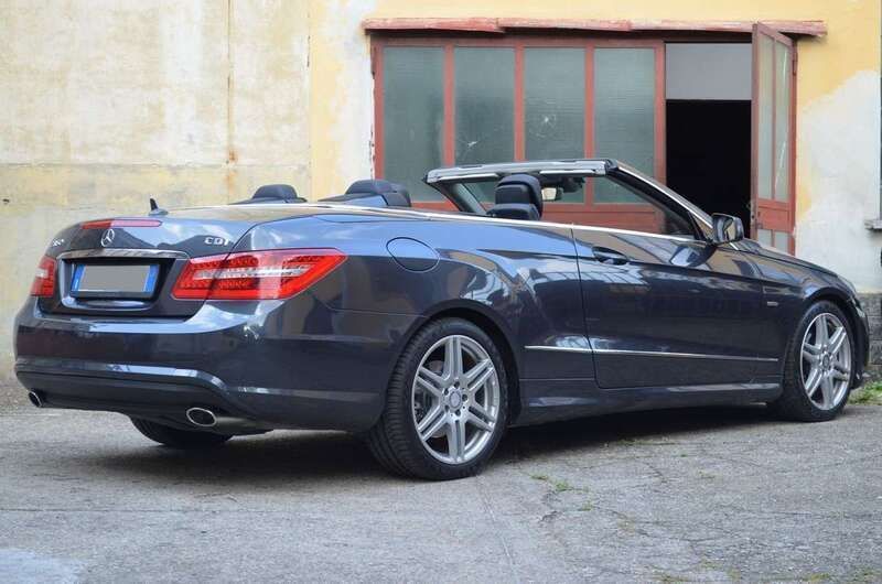 Usata Mercedes E350 Avantgarde 231 CV (169 kW) 2011 Grigio Cabrio