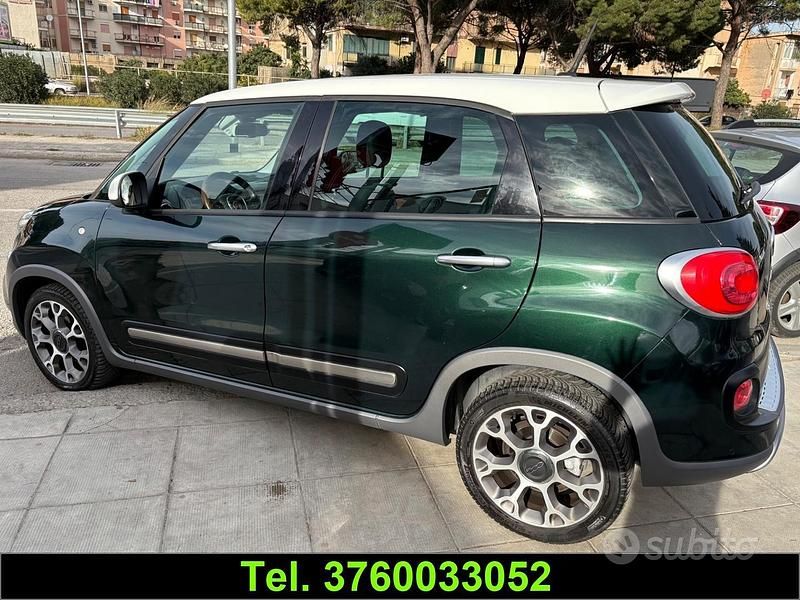 Usata Fiat 500L Trekking 105 CV (77 kW) 2015 Verde Monovolume