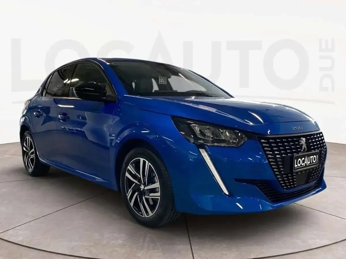 Brugt Peugeot 208 Allure 101 HK (74 kW) 2022 Blå Hatchback