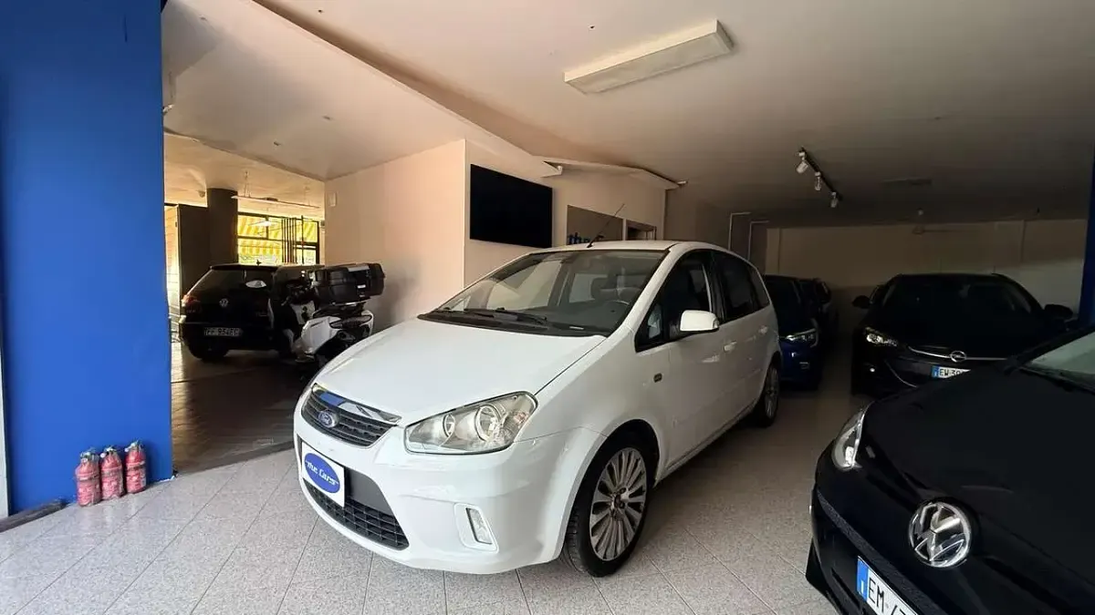 Usata Ford C-MAX Titanium 145 CV (106 kW) 2009 Bianco Monovolume