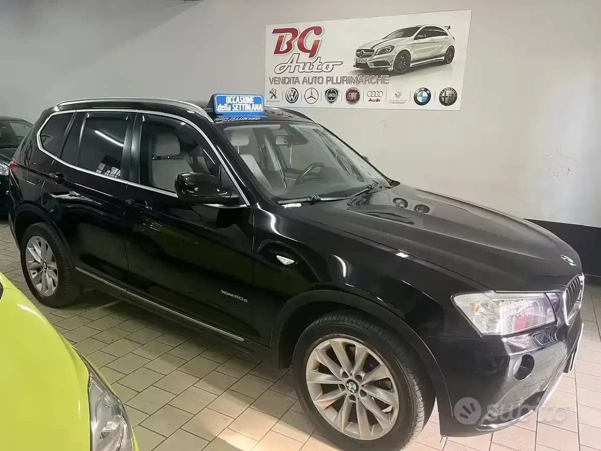 Usata BMW X3 184 CV (135 kW) 2012 Nero SUV
