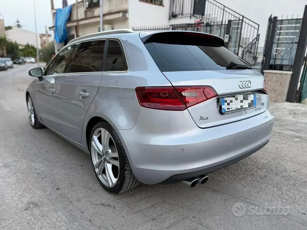 Usata Audi A3 S-Line 150 CV (110 kW) 2015 Grigio Berlina