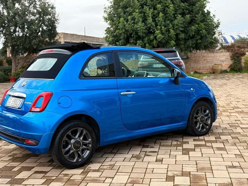 Usata Fiat 500 69 CV (50 kW) 2021 Blu Cabrio