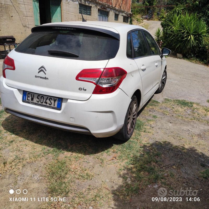 Usata Citroën C4 90 CV (66 kW) 2014 Bianco Berlina