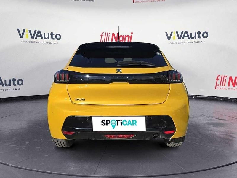 Usata Peugeot 208 Allure 101 CV (74 kW) 2023 Giallo Utilitaria