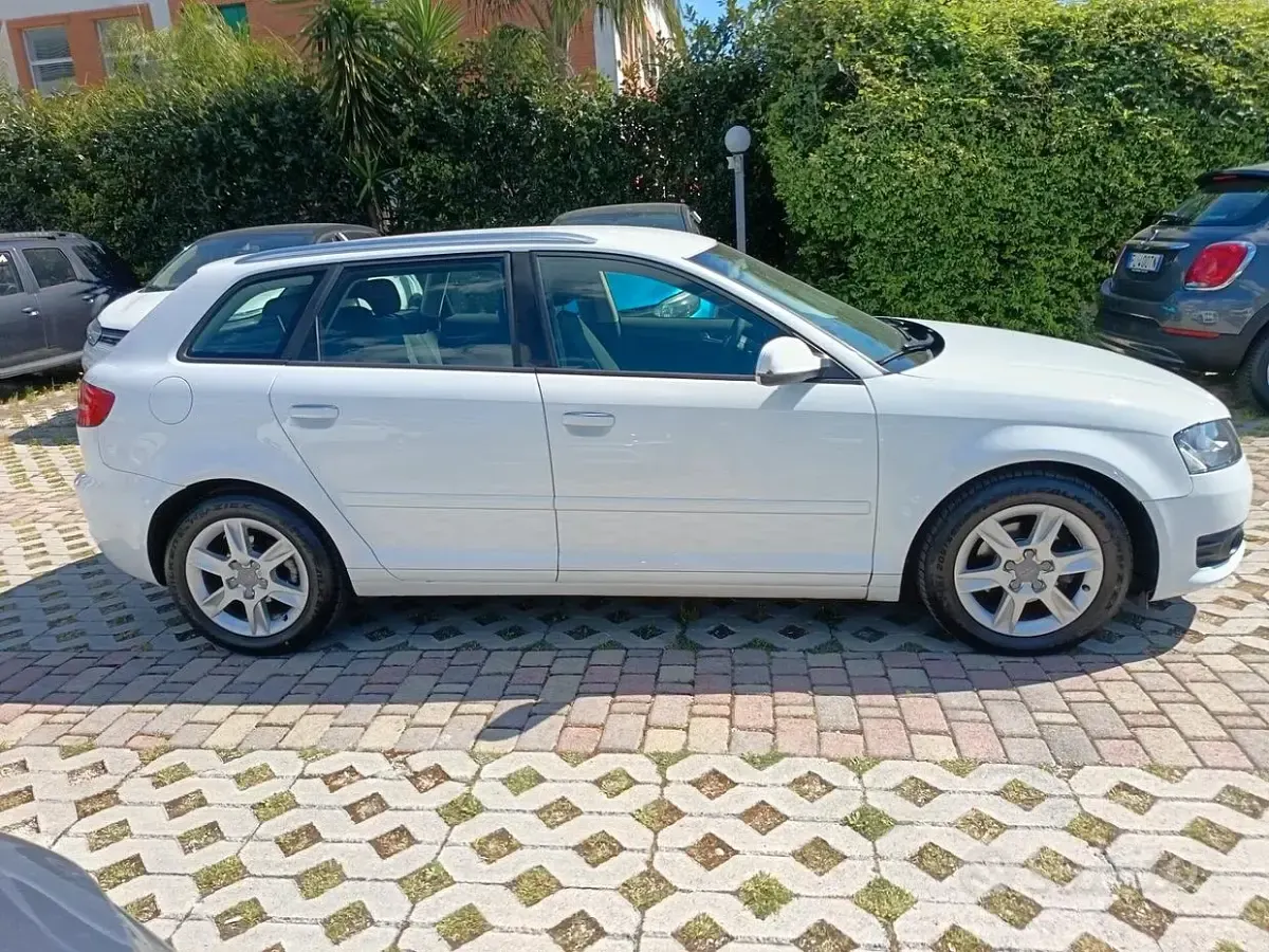 Usata Audi A3 Attraction 90 CV (66 kW) 2012 Bianco Utilitaria