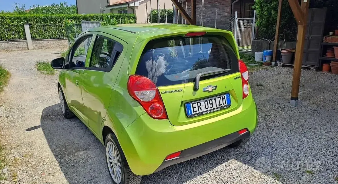 Usata Chevrolet Spark 68 CV (50 kW) 2013 Giallo Utilitaria