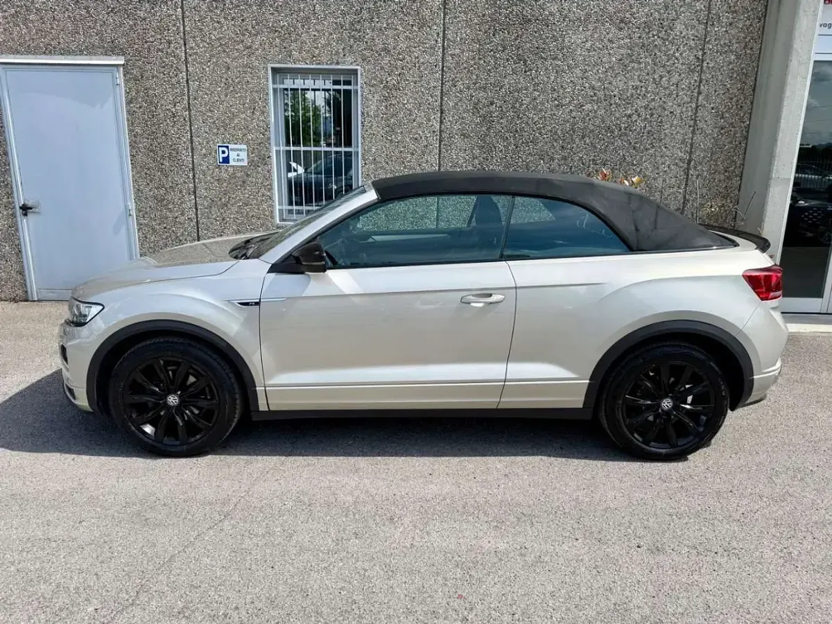 Usata VW T-Roc Cabriolet R-line 150 CV (110 kW) 2020 Grigio Cabrio