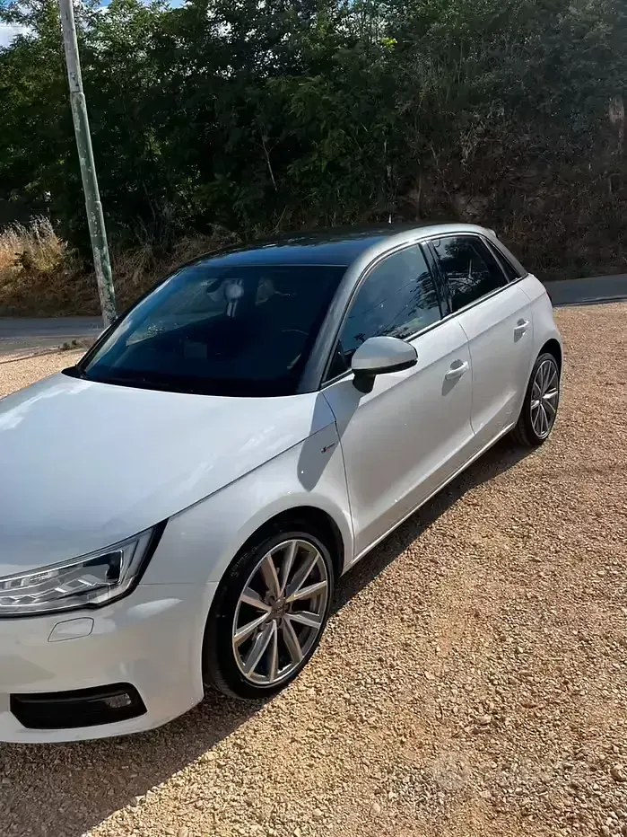 Usata Audi A1 S-Line 90 CV (66 kW) 2015 Bianco Utilitaria