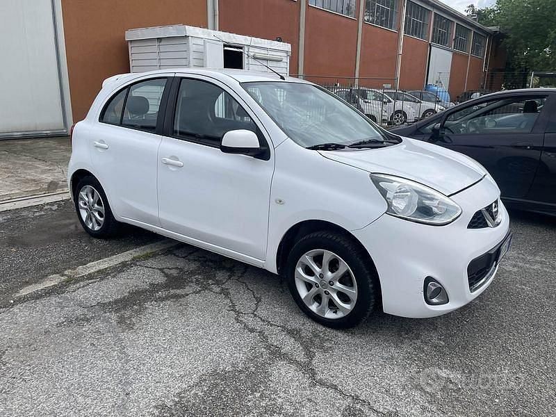 Occasion Nissan Micra Visia 80 PK (58 kW) 2014 Wit Hatchback