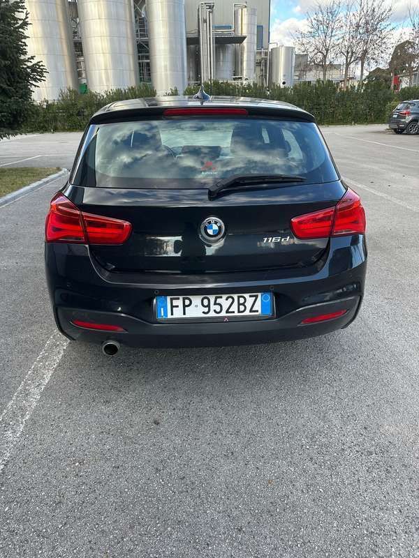 Usata BMW 116 M Sport 116 CV (85 kW) 2018 Nero Utilitaria