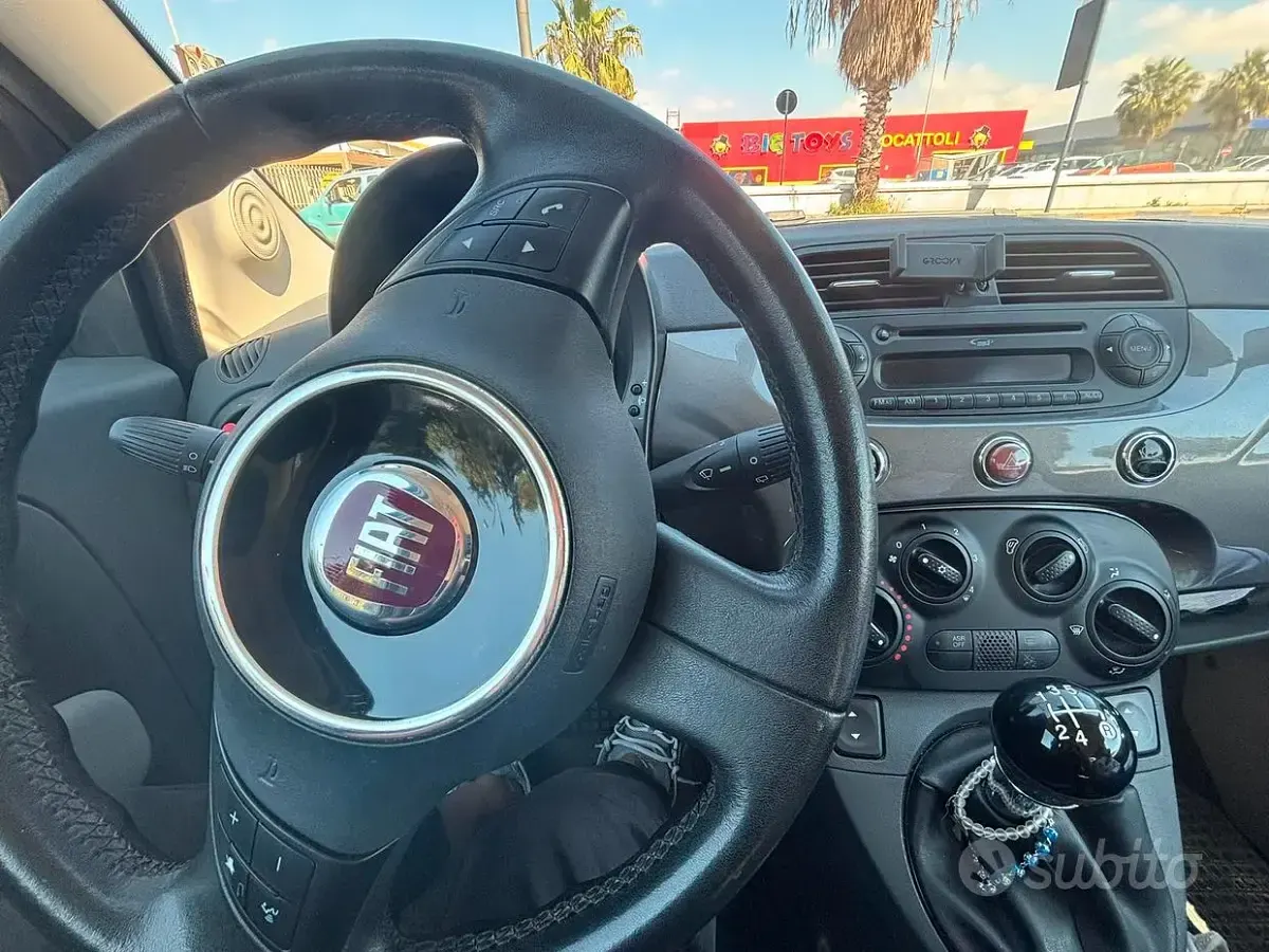 Usata Fiat 500 69 CV (50 kW) 2015 Grigio Berlina