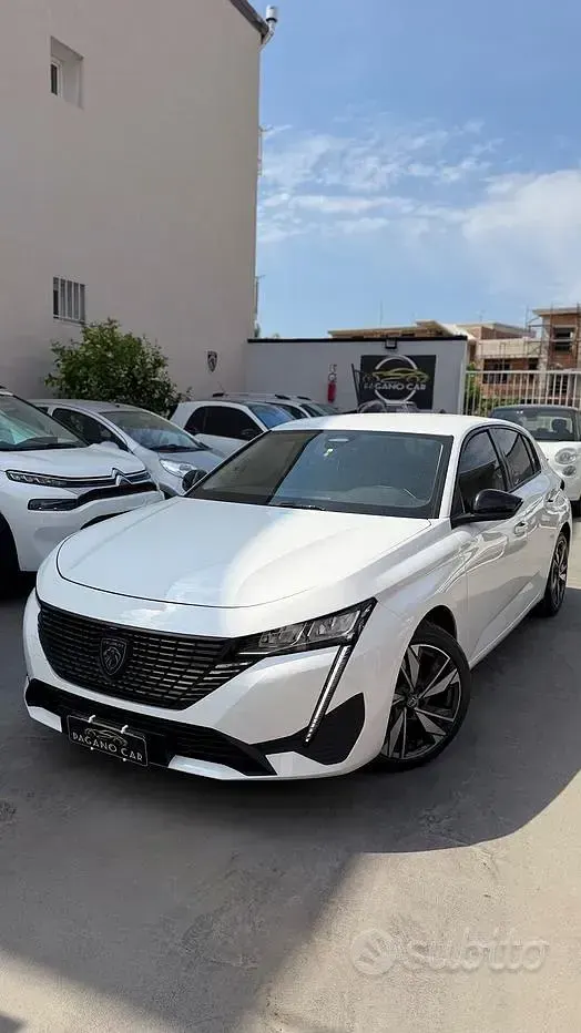 Usata Peugeot 308 GT 131 CV (96 kW) 2022 Bianco Berlina