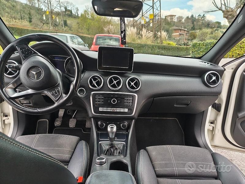 Usata Mercedes A180 Executive 109 CV (80 kW) 2015 Bianco Berlina