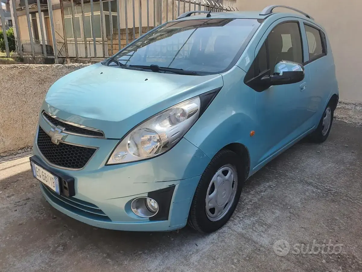 Usata Chevrolet Spark 68 CV (50 kW) 2011 Blu Utilitaria