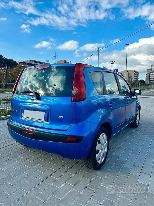 Usata Nissan Note 2007 Blu Utilitaria