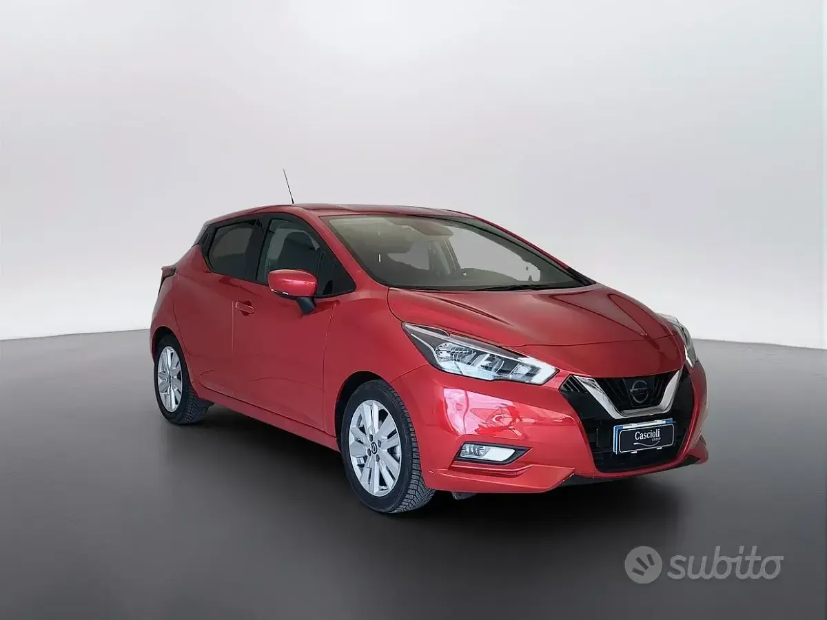 Usata Nissan Micra N-Connecta 101 CV (74 kW) 2020 Rosso Utilitaria