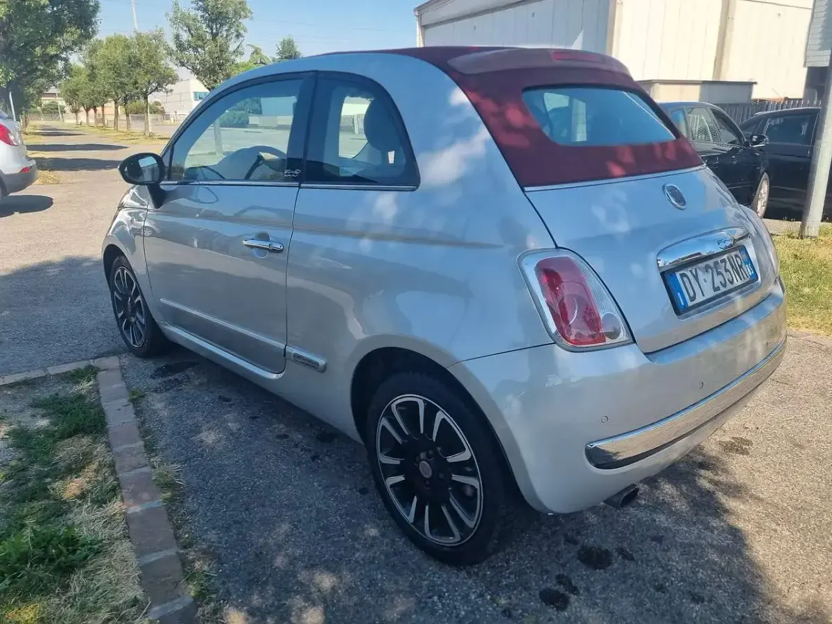 Usata Fiat 500C Lounge 101 CV (74 kW) 2009 Argento Cabrio