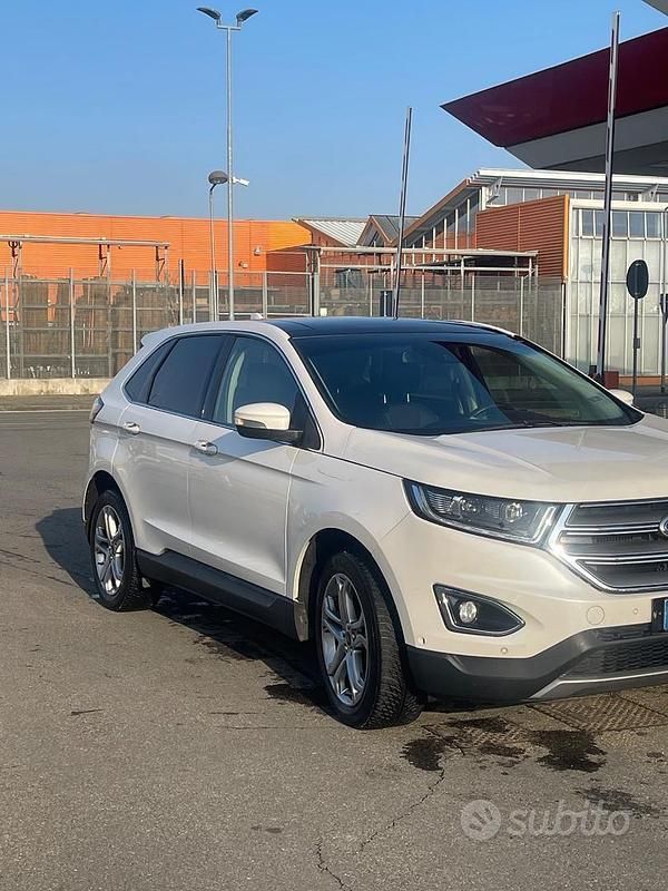 Usata Ford Edge Titanium S 209 CV (153 kW) 2016 Bianco SUV