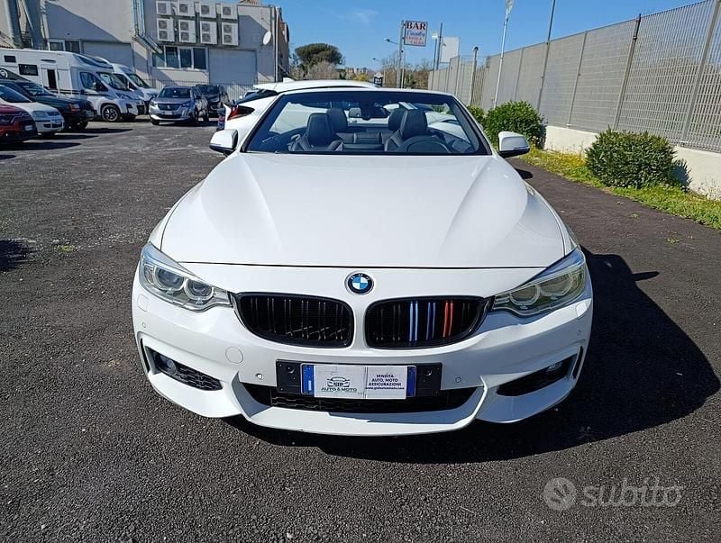 Usata BMW 420 M Sport 184 CV (135 kW) 2015 Bianco Cabrio