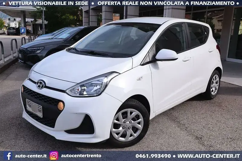 Usata Hyundai i10 67 CV (49 kW) 2018 Bianco Utilitaria